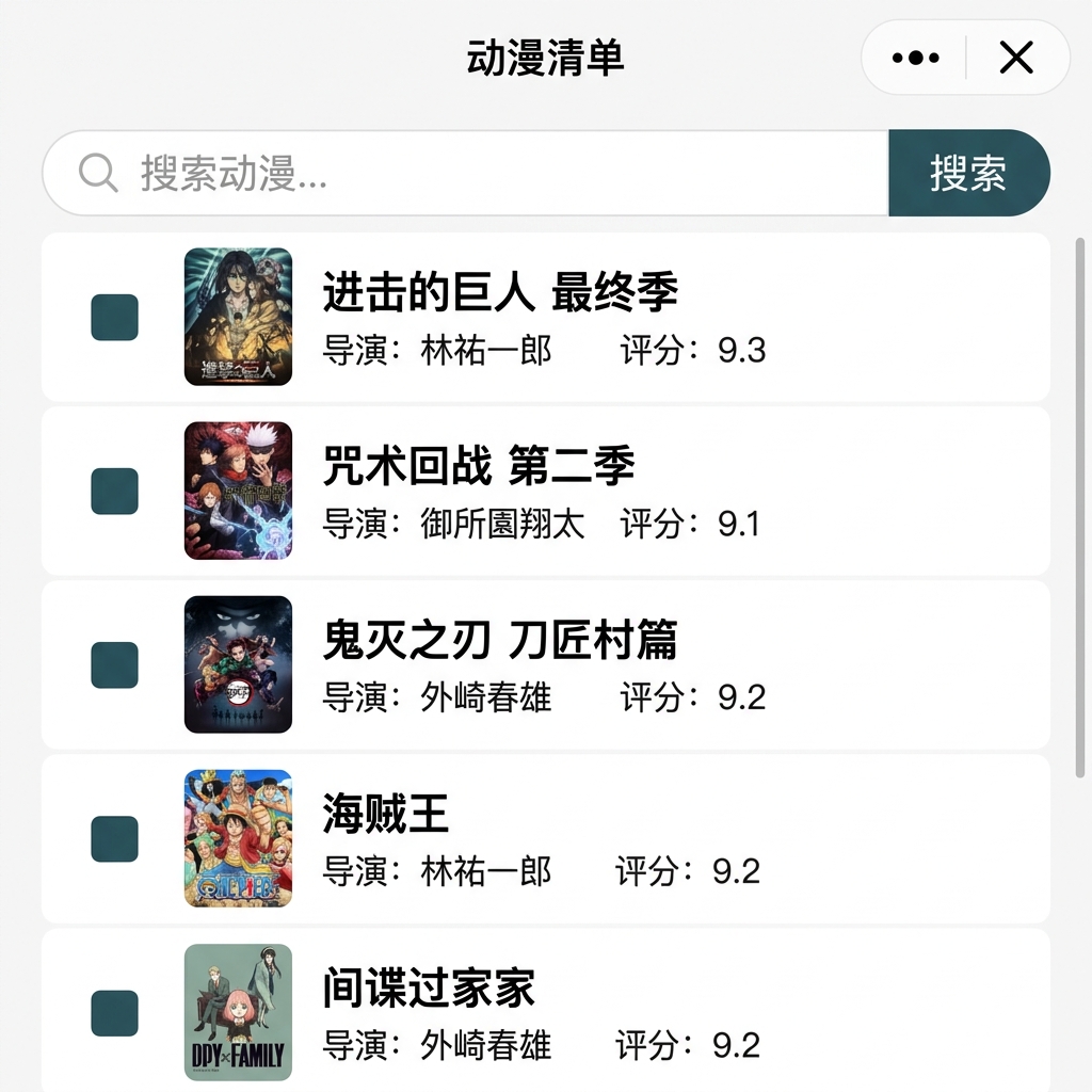 商品列表页